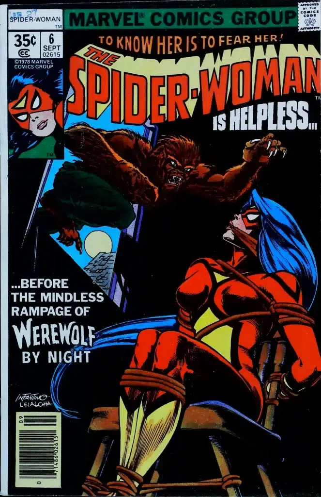 Spider-Woman #6, vue de l'exemplaire