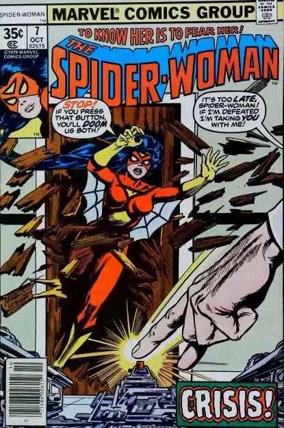 Couverture de SPIDER-WOMAN (1978) #7 - par Carmine Infantino - lecubeacomics.com