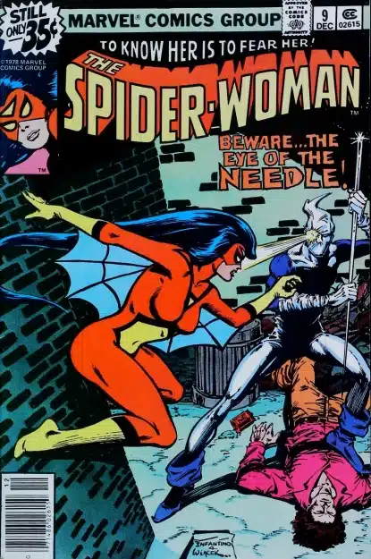 Couverture de SPIDER-WOMAN (1978) #9 - par Carmine Infantino - lecubeacomics.com