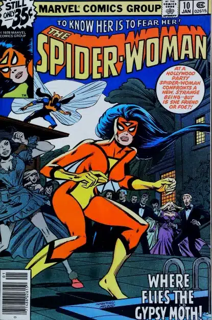 Couverture de SPIDER-WOMAN (1978) #10 - par Carmine Infantino - lecubeacomics.com
