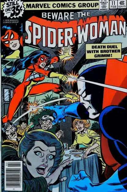 Couverture de SPIDER-WOMAN (1978) #11 - par Carmine Infantino - lecubeacomics.com