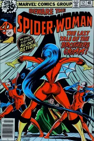 Couverture de SPIDER-WOMAN (1978) #12 - par Carmine Infantino - lecubeacomics.com
