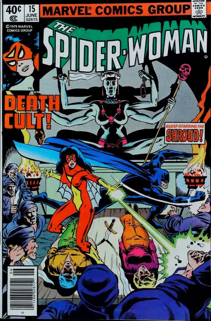 Spider-Woman #15, vue de l'exemplaire