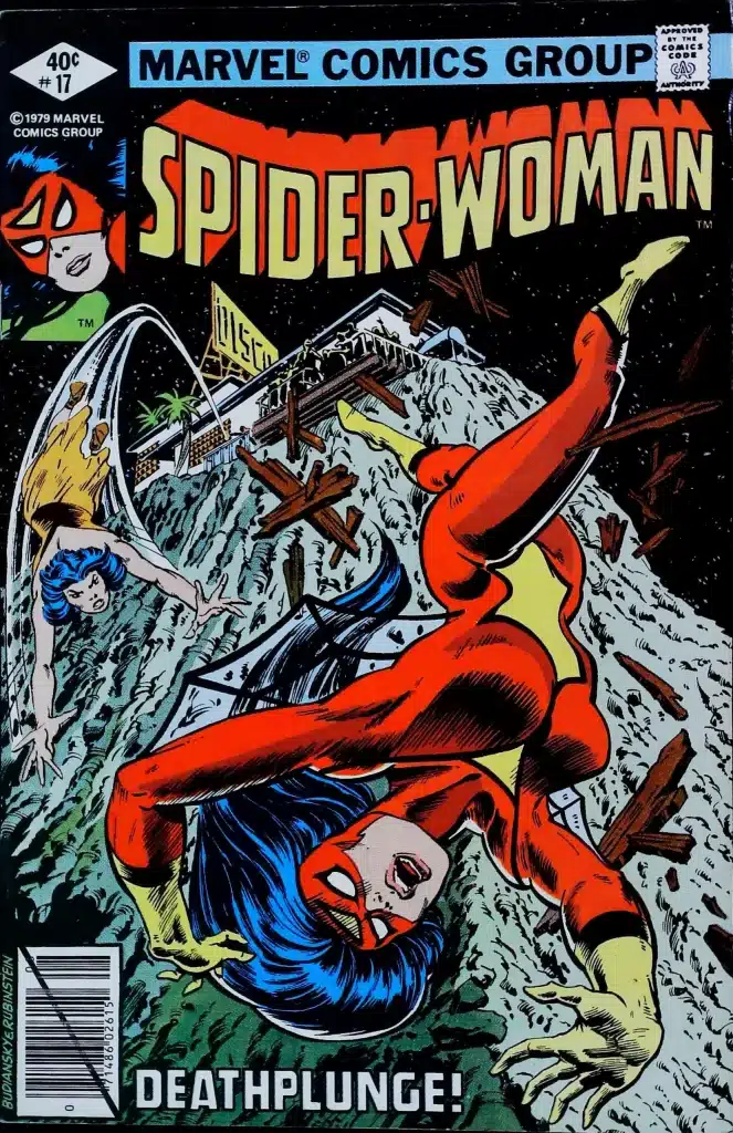 Spider-Woman #17, vue de l'exemplaire
