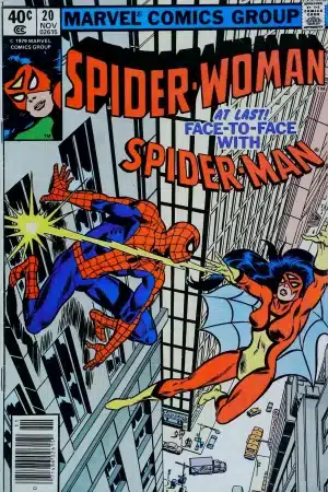 Couverture de SPIDER-WOMAN (1978) #20 - par Frank Springer - lecubeacomics.com