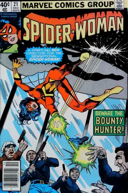Couverture de SPIDER-WOMAN (1978) #21 - par Marie Severin - lecubeacomics.com