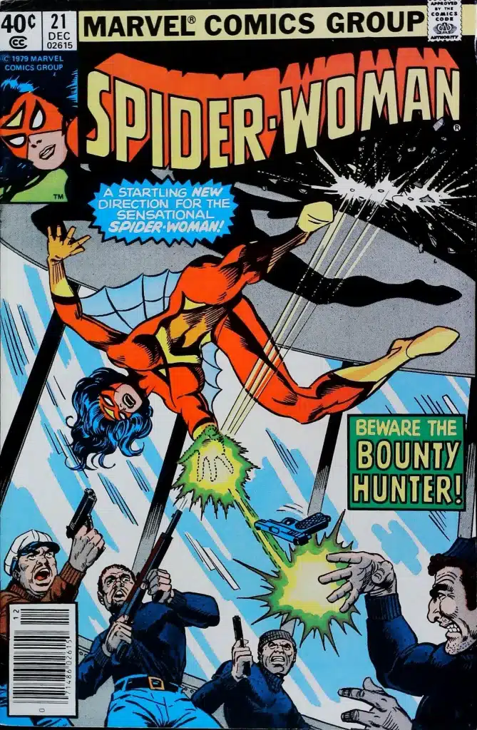 Spider-Woman #21, vue de l'exemplaire