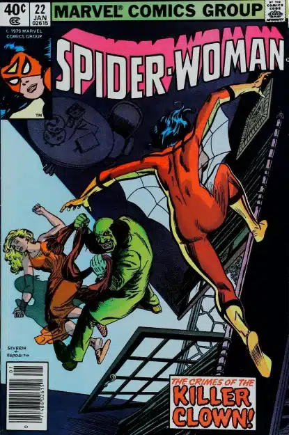 Couverture de SPIDER-WOMAN (1978) #22 - par Marie Severin - lecubeacomics.com