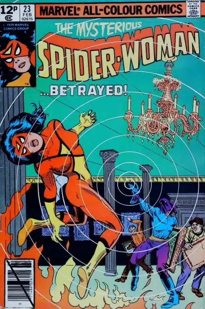 Couverture de SPIDER-WOMAN (1978) #23 - par Marie Severin - lecubeacomics.com