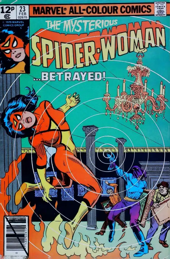 Spider-Woman #23, vue de l'exemplaire