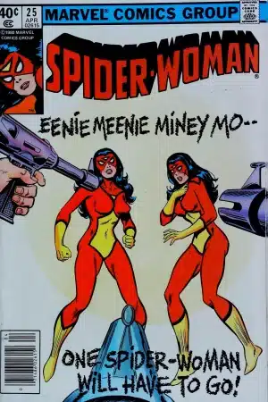Couverture de SPIDER-WOMAN (1978) #25 - par Jim Mooney - lecubeacomics.com