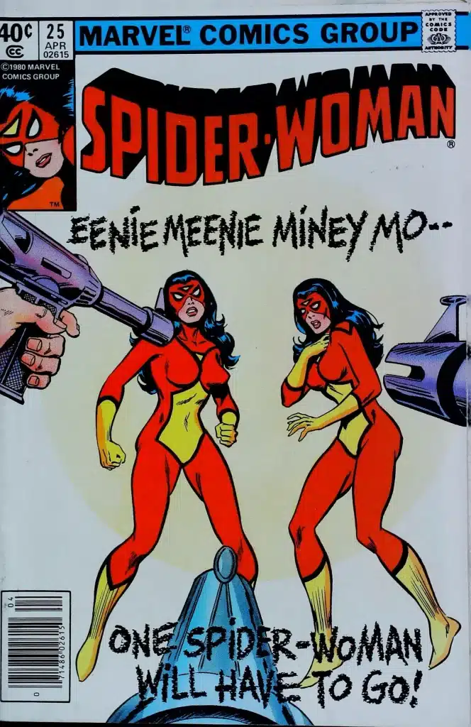 Spider-Woman #25, vue de l'exemplaire