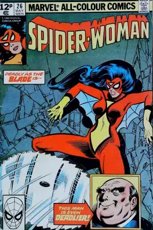 Couverture de SPIDER-WOMAN (1978) #26 - par John Byrne - lecubeacomics.com