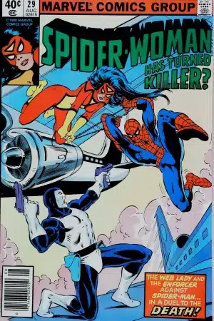 Couverture de SPIDER-WOMAN (1978) #29 - par John Romita Sr - lecubeacomics.com