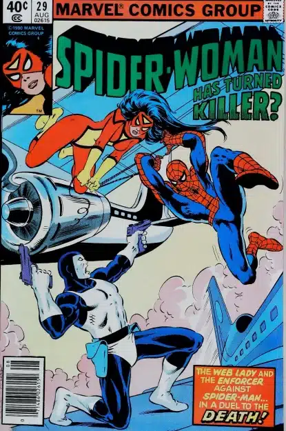 Couverture de SPIDER-WOMAN (1978) #29 - par John Romita Sr - lecubeacomics.com