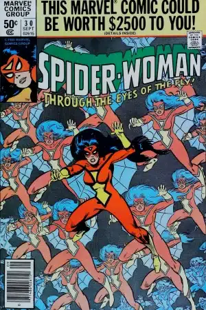 Couverture de SPIDER-WOMAN (1978) #30 - par Joe Sinnott - lecubeacomics.com