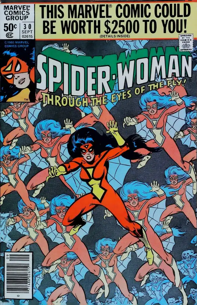 Spider-Woman #30, vue de l'exemplaire