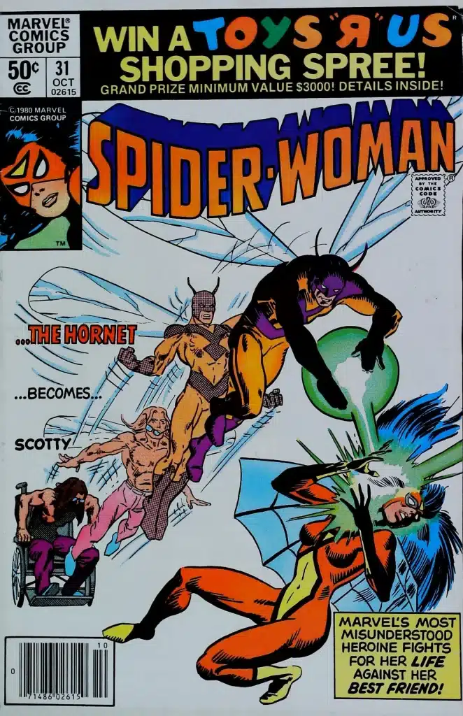 Spider-Woman #31, vue de l'exemplaire