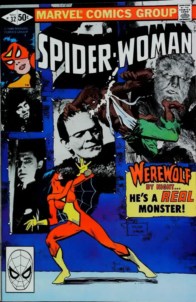 Spider-Woman #32, vue de l'exemplaire