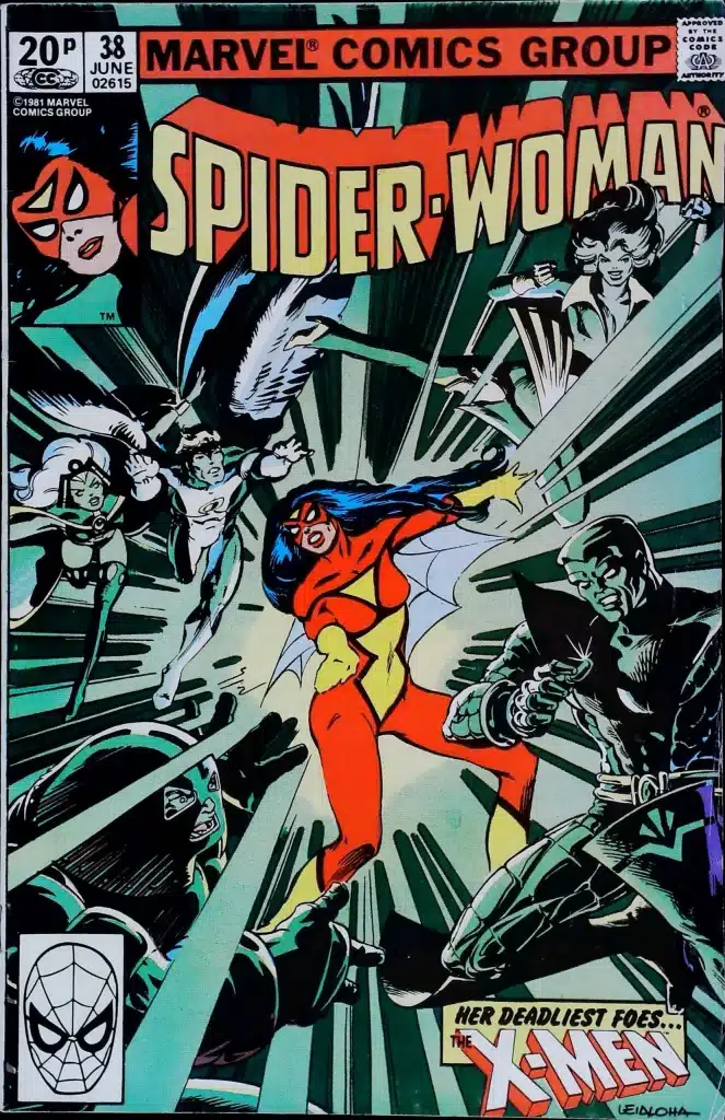 Spider-Woman #38, vue de l'exemplaire
