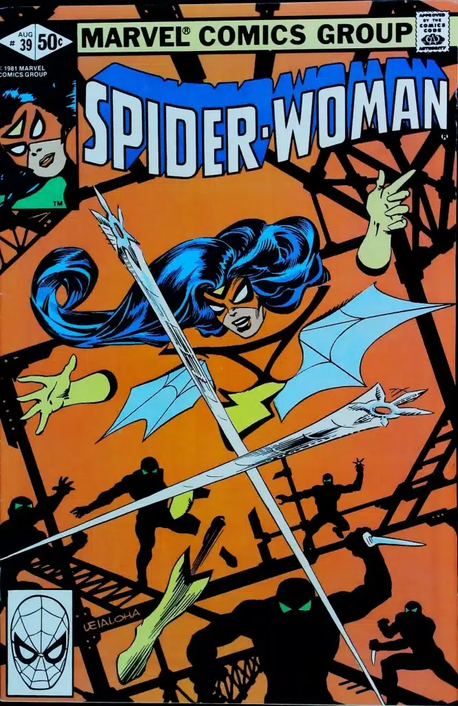 Spider-Woman #39, vue de l'exemplaire