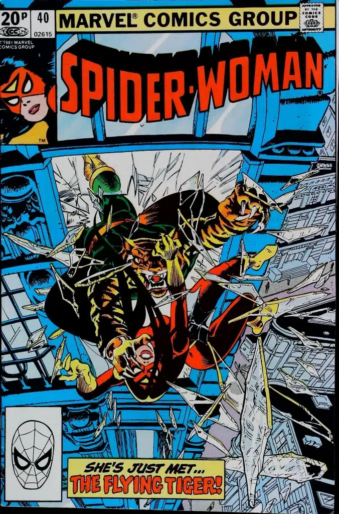 Spider-Woman #40, vue de l'exemplaire