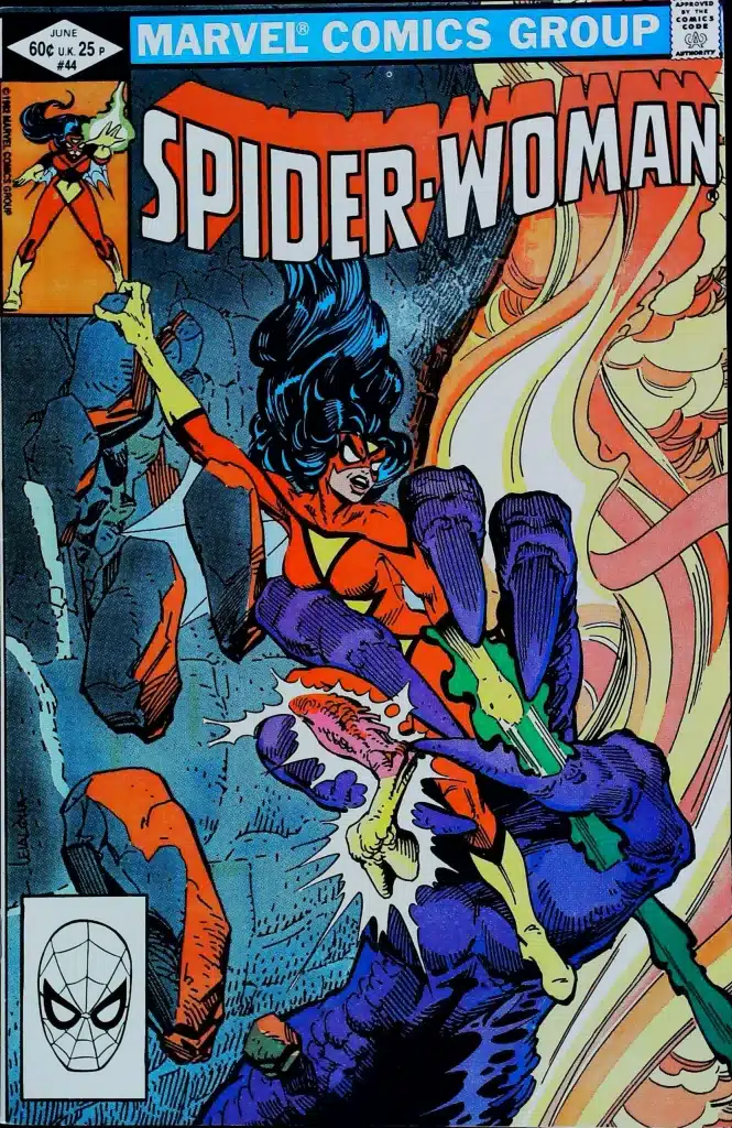 Spider-Woman #44, vue de l'exemplaire