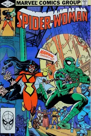 Couverture de SPIDER-WOMAN (1978) #45 - par Steve Leialoha - lecubeacomics.com