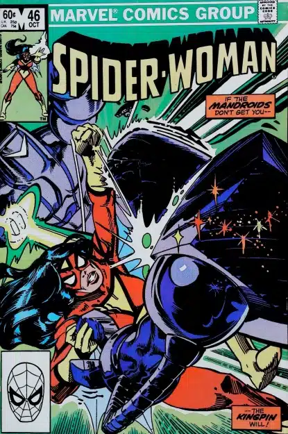Couverture de SPIDER-WOMAN (1978) #46 - par Steve Leialoha - lecubeacomics.com