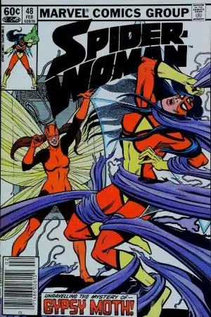 Couverture de SPIDER-WOMAN (1978) #48 - par Brian Postman - lecubeacomics.com