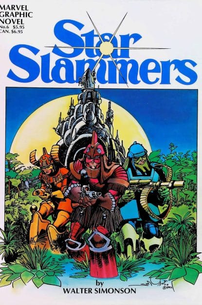Couverture de STAR SLAMMERS - par Walter Simonson - lecubeacomics.com