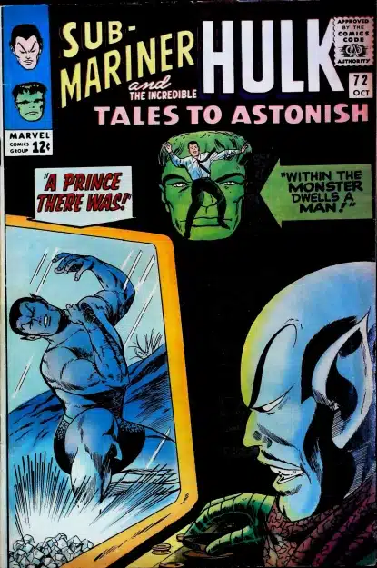 Couverture de TALES TO ASTONISH (1959) #72 - par Gene Colan - lecubeacomics.com