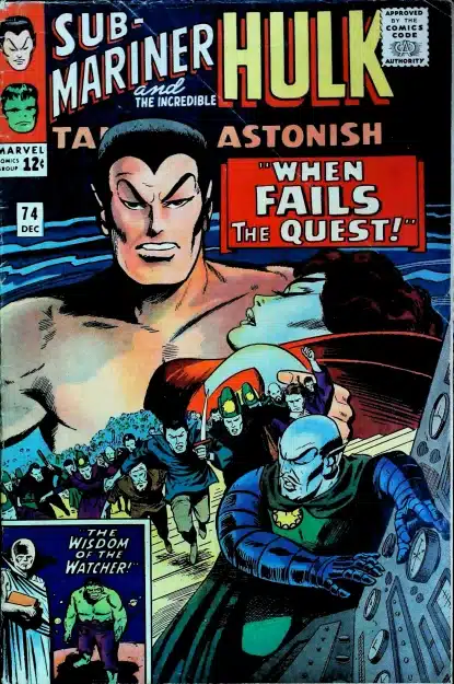 Couverture de TALES TO ASTONISH (1959) #74 - par Gene Colan - lecubeacomics.com