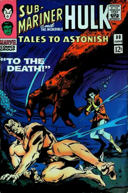 Couverture de TALES TO ASTONISH (1959) #80 - par Gene Colan - lecubeacomics.com
