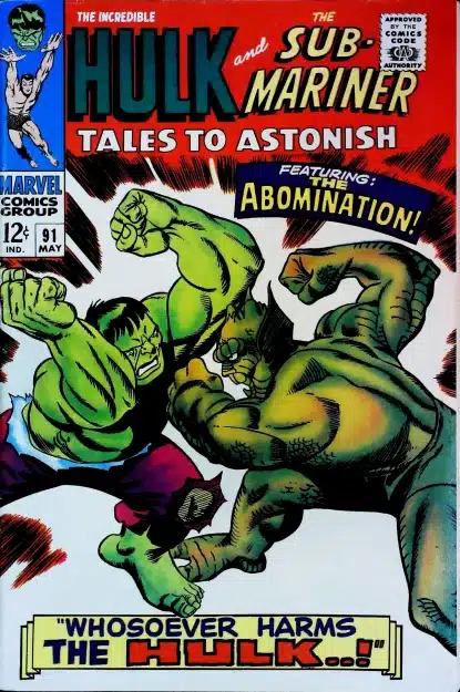 Couverture de TALES TO ASTONISH (1959) #91 - par Gil Kane - lecubeacomics.com