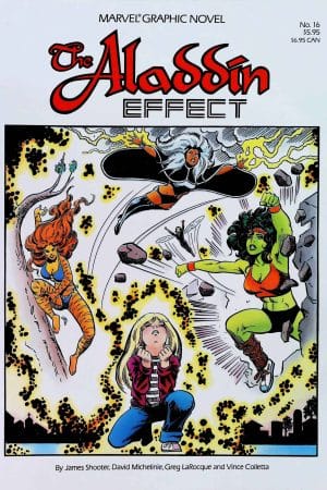 Couverture de THE ALADDIN EFFECT - par Greg LaRocque - lecubeacomics.com
