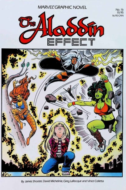 Couverture de THE ALADDIN EFFECT - par Greg LaRocque - lecubeacomics.com