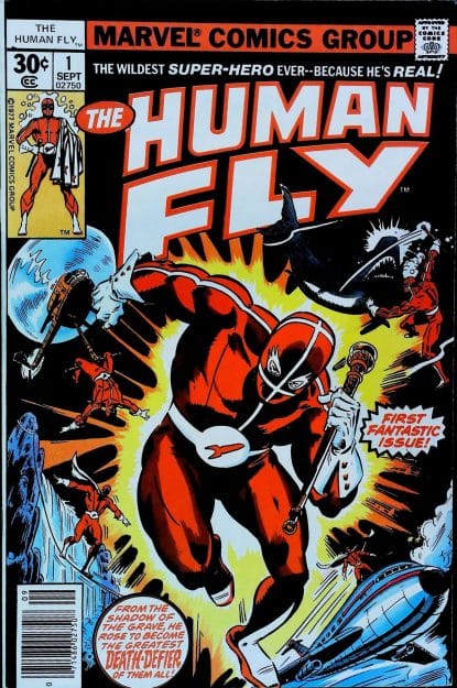 Couverture de HUMAN FLY (1977) #1 - par Al Milgrom - lecubeacomics.com