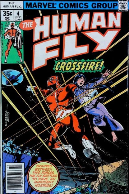 Couverture de HUMAN FLY (1977) #4 - par Sal Buscema - lecubeacomics.com