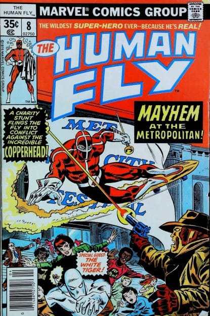 Couverture de HUMAN FLY (1977) #8 - par Frank Robbins - lecubeacomics.com