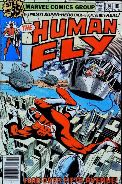 Couverture de HUMAN FLY (1977) #14 - par Bob Lubbers - lecubeacomics.com