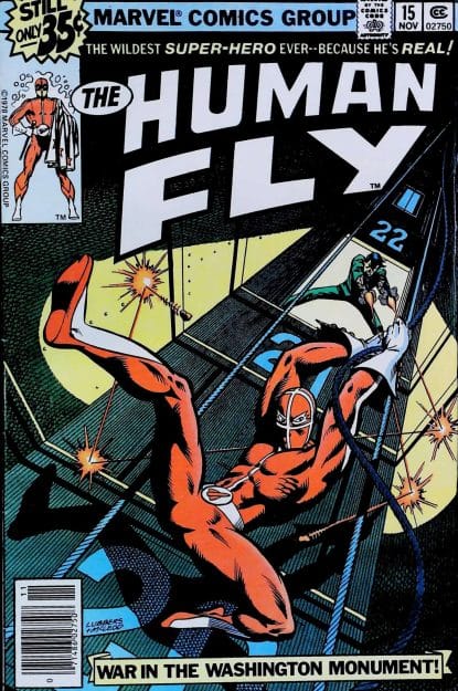 Couverture de HUMAN FLY (1977) #15 - par Bob Lubbers - lecubeacomics.com