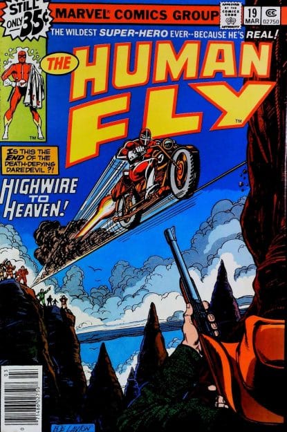 Couverture de HUMAN FLY (1977) #19 - par Bob Layton - lecubeacomics.com