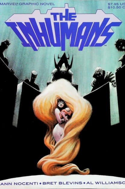 Couverture de THE INHUMANS - par Bret Blevins - lecubeacomics.com