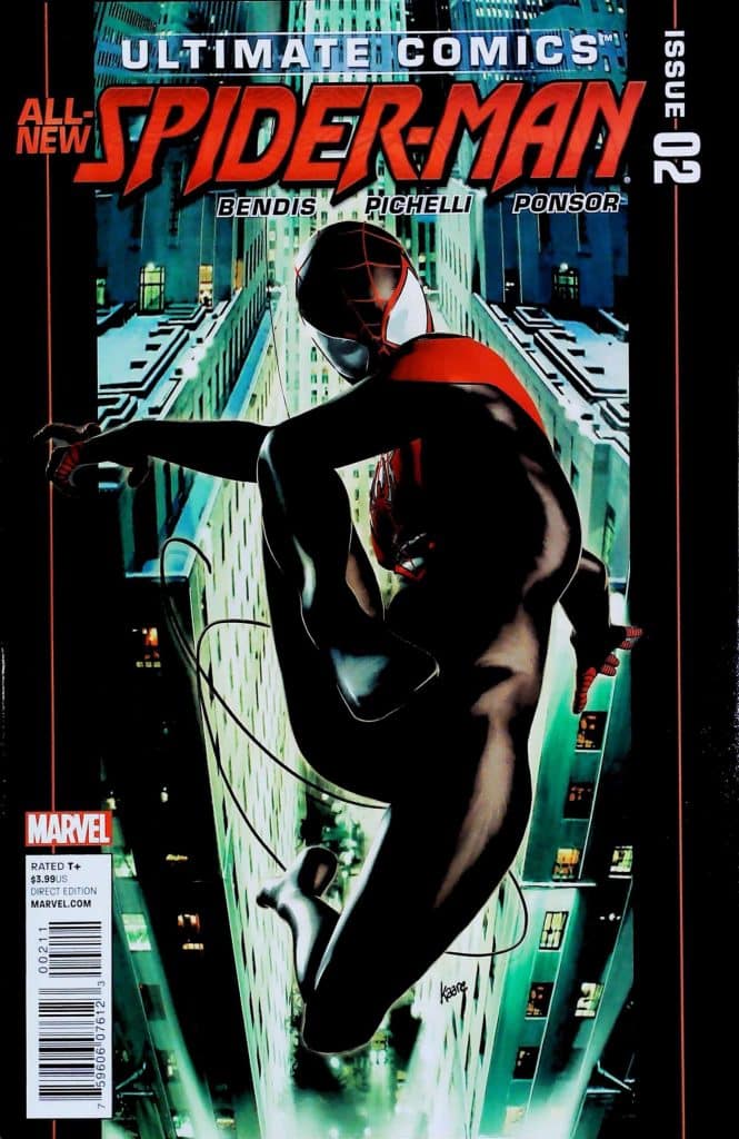 Ultimate Comics Spider-Man #2, vue de l'exemplaire