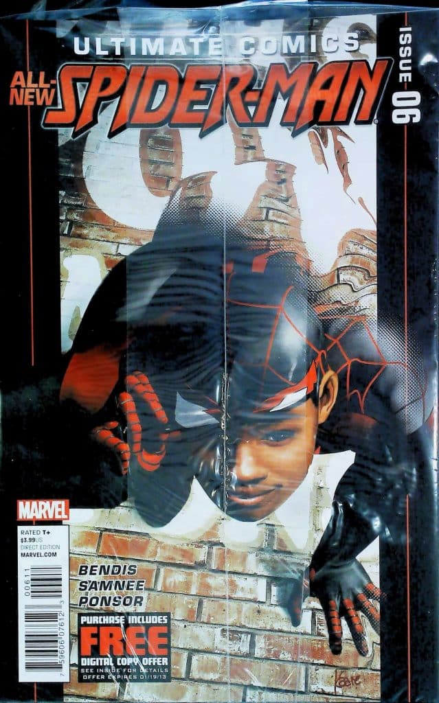 Ultimate Comics Spider-Man #6, vue de l'exemplaire