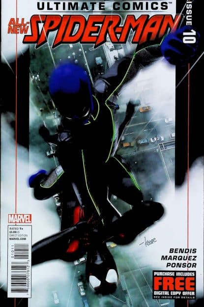 Couverture de ULTIMATE COMICS SPIDER-MAN (2011) #10 - par Kaare Andrews - lecubeacomics.com
