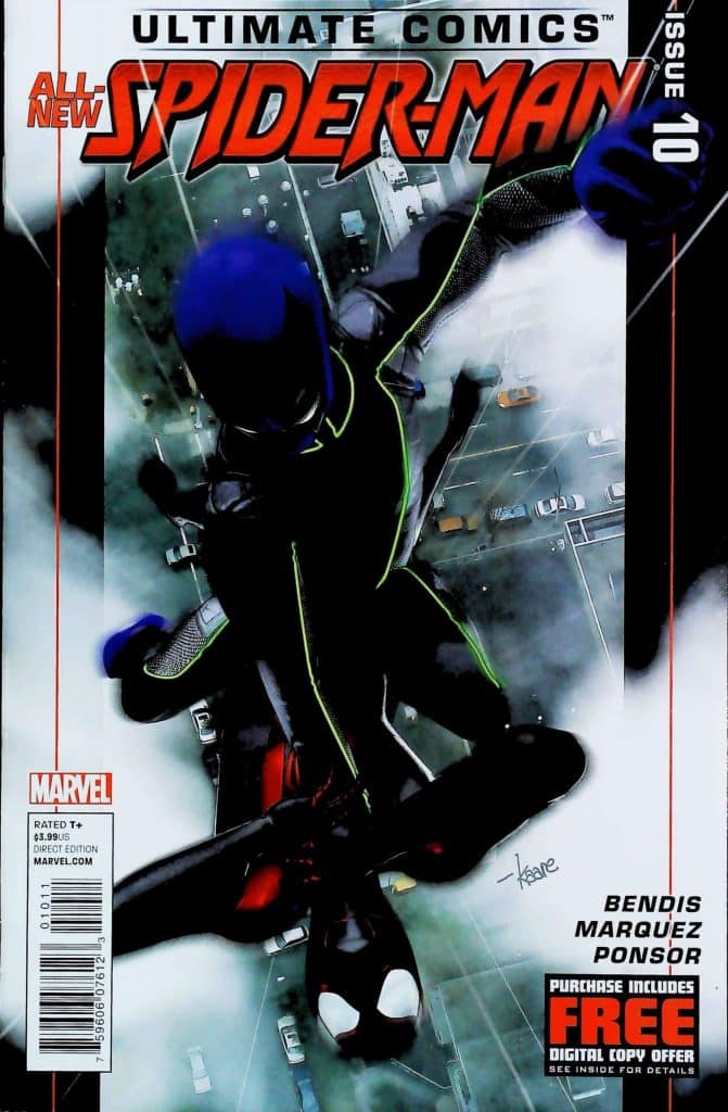 Ultimate Comics Spider-Man #10, vue de l'exemplaire