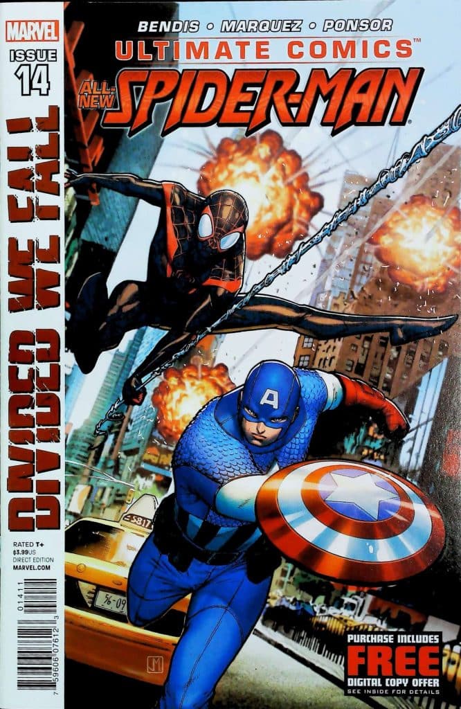 Ultimate Comics Spider-Man #14, vue de l'exemplaire