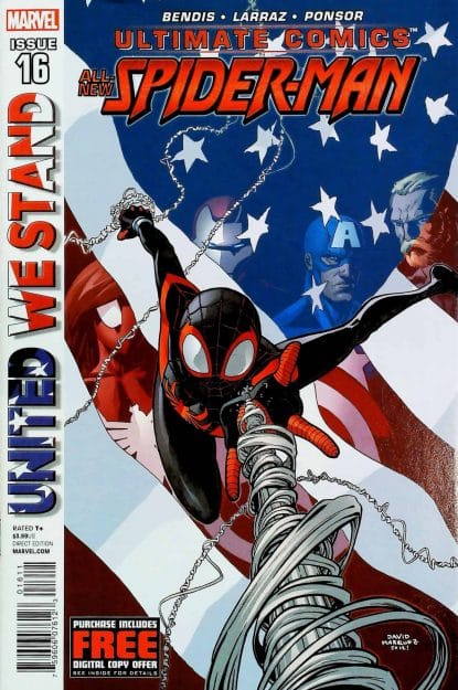 Couverture de ULTIMATE COMICS SPIDER-MAN (2011) #16 - par David Marquez - lecubeacomics.com